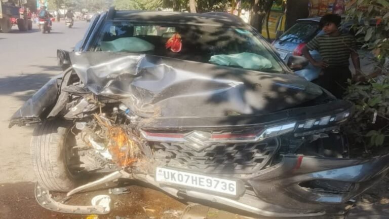 उत्तराखंड के सहसपुर में पेड़ से टकराई कार, इंजीनियरिंग कॉलेज के छात्र की दर्दनाक मौत