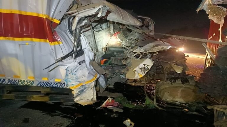 हरिद्वार हाईवे पर भयंकर सड़क हादसा, आपस में भिड़े दो ट्रक, चालक की मौत