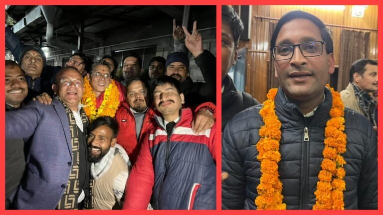 उत्तराखंड हाईकोर्ट बार एसोसिएशन के अध्यक्ष बने डीसीएस रावत:सौरभ अधिकारी महासचिव चुने गए; देर रात 12 बजे घोषित हुए नतीजे