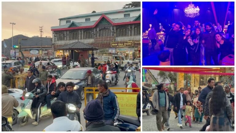 नैनीताल और मसूरी में लोगों ने किया नए साल का ग्रेंड वेलकम, जश्न में डूबे रहे लोग