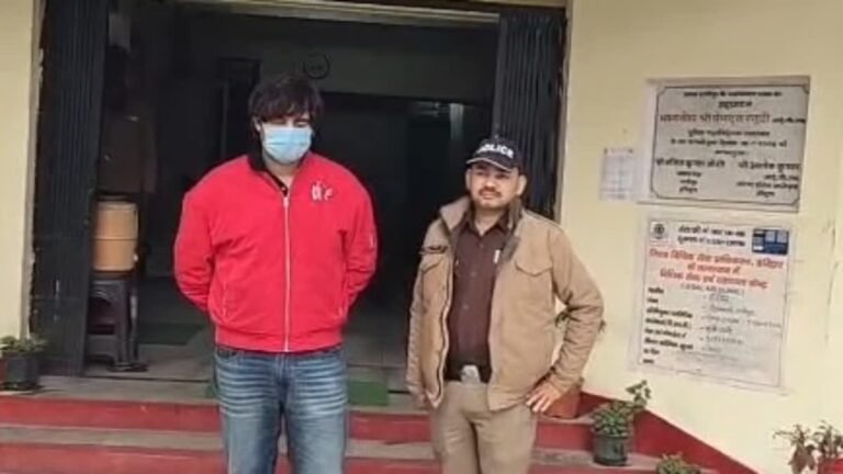 युवक पर फायरिंग करने वाला एक आरोपी गिरफ्तार, तमंचा और कारतूस किया बरामद, रंजिश में की थी फायरिंग