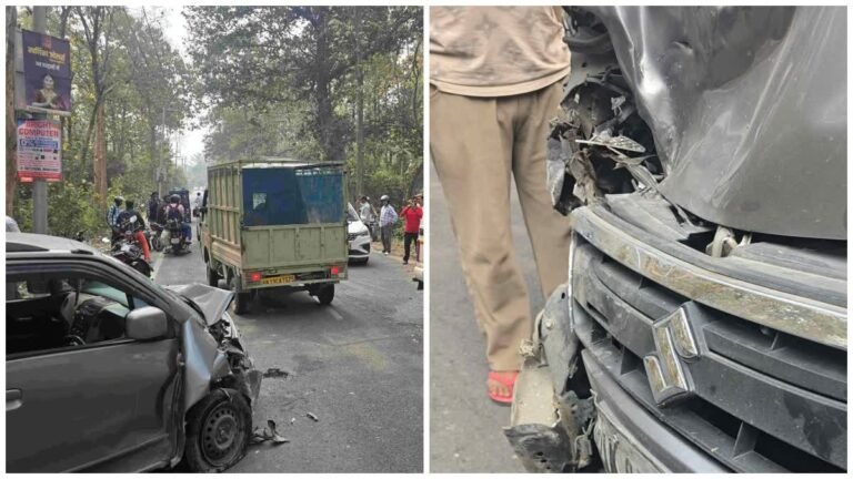 रामनगर-हल्द्वानी हाईवे पर भीषण हादसा: ओवरटेक में कारों की आमने-सामने टक्कर, एक गंभीर