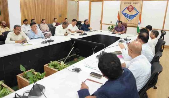 मुख्य सचिव ने शेल्फ ऑफ प्रोजेक्ट्स पोर्टल पर अपलोड करने के दिए निर्देश