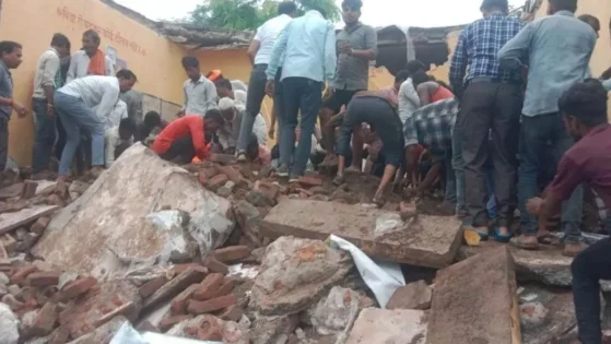 झालावाड़ में स्कूल की छत गिरने से बड़ा हादसा, चार बच्चों की मौत