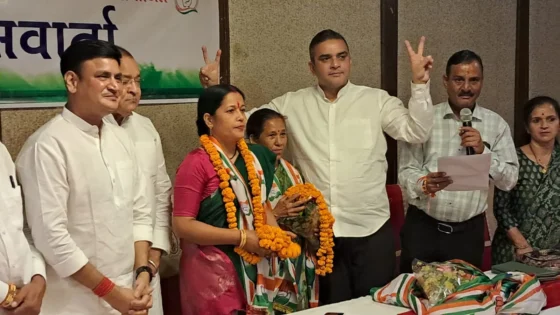 हल्द्वानी: कांग्रेस ने जिला पंचायत अध्यक्ष पद के लिए पुष्पा पर खेला दांव,जीत का दावा