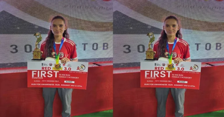 उत्तराखण्ड की अनीशा ने 10 किलोमीटर की 3.0 राष्ट्रीय रेड रन मैराथन प्रतियोगिता में किया प्रथम स्थान प्राप्त