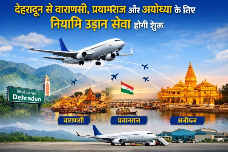देहरादून से वाराणसी, प्रयागराज और अयोध्या के लिए नियमित उड़ान सेवा होगी शुरू