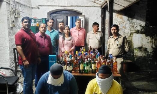 एक्साइज इंस्पेक्टर प्रेरणा की कुमाऊं में भी धमक, तस्करी कर लाई गई इंपोर्टेड शराब पकड़ी