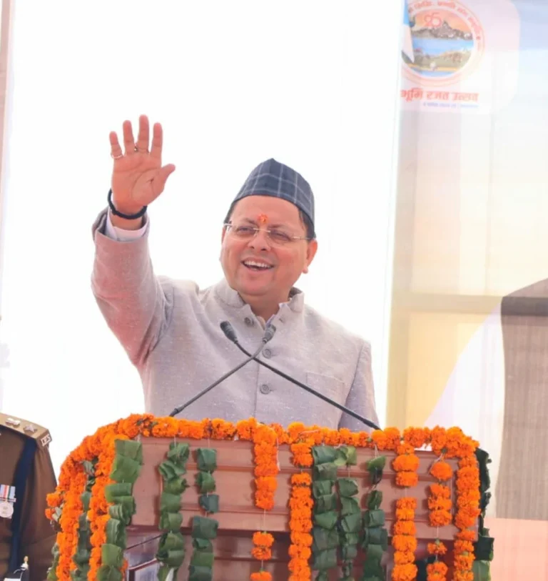 मुख्यमंत्री ने गैरसैंण में 142.25 करोड़ की विकास योजनाओं का लोकार्पण एवं शिलान्यास किया