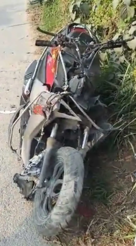 हादसे में स्कूटी सवार युवती की दर्दनाक मौत