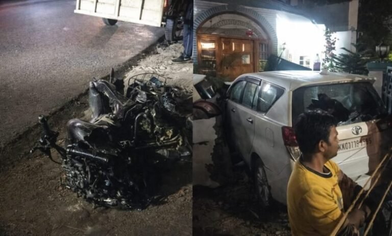 दून में नशे में धुत्त इनोवा चालक का तांडव: बाइक सवार पिता की मौत, बेटा गंभीर, कार घर में घुसी