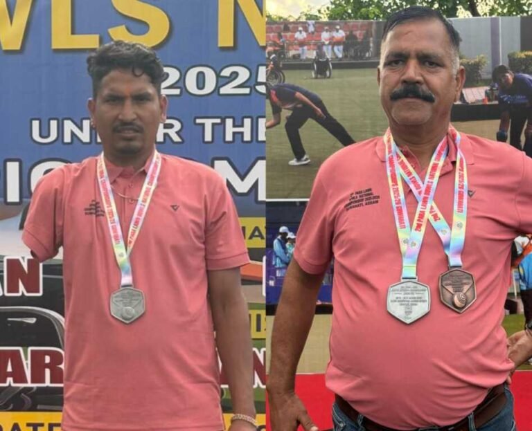 लालकुआं के दिव्यांग खिलाड़ियों का कमाल: नेशनल पैरा लॉन बॉल चैंपियनशिप में जीते सिल्वर और ब्रॉन्ज