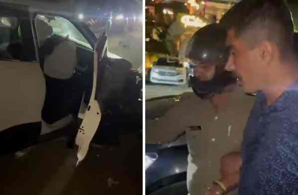 देहरादून: नशे में धुत SO ने कई गाड़ियां ठोंक दीं तत्काल निलंबन