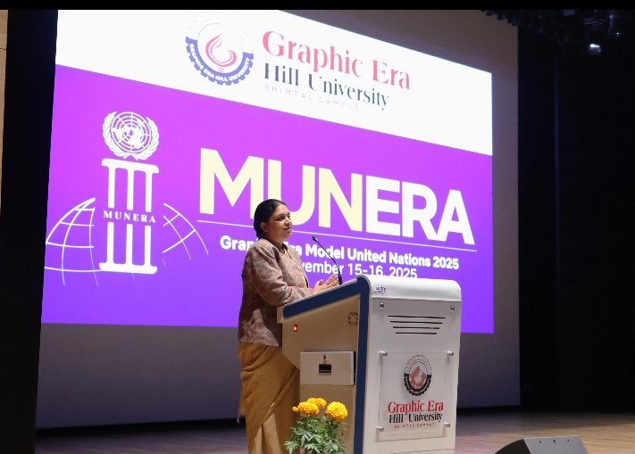 ग्राफिक एरा हिल यूनिवर्सिटी, भीमताल में ‘MUN-ERA’ का भव्य शुभारंभ