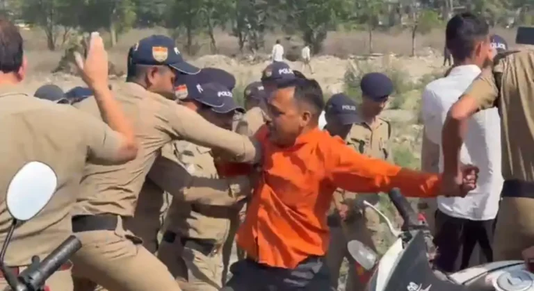 हल्द्वानी में बवाल: मदरसन कंपनी गेट पर प्रदर्शन, पूर्व मंत्री हरीश पनेरु समेत 4 नेता हिरासत में