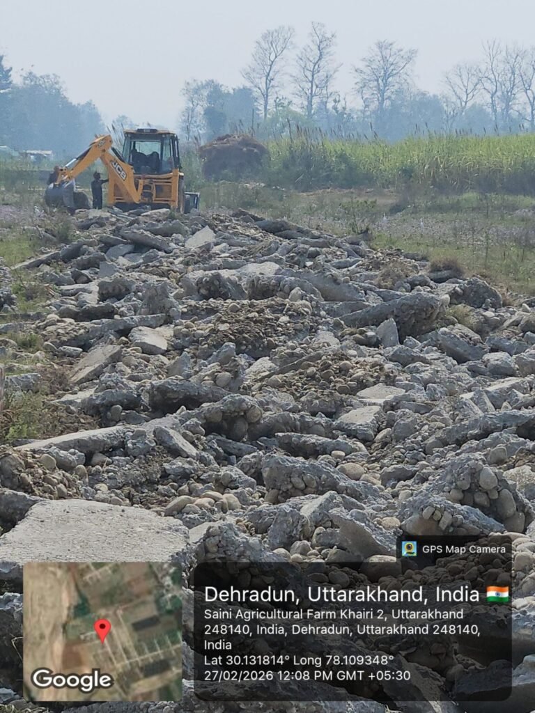 अवैध प्लॉटिंग पर एमडीडीए की बड़ी चोट, डोईवाला में मारखम ग्रांट से खेरी तक एमडीडीए का एक्शन, 77 बीघा अवैध प्लॉटिंग पर चला दिया बुलडोजर