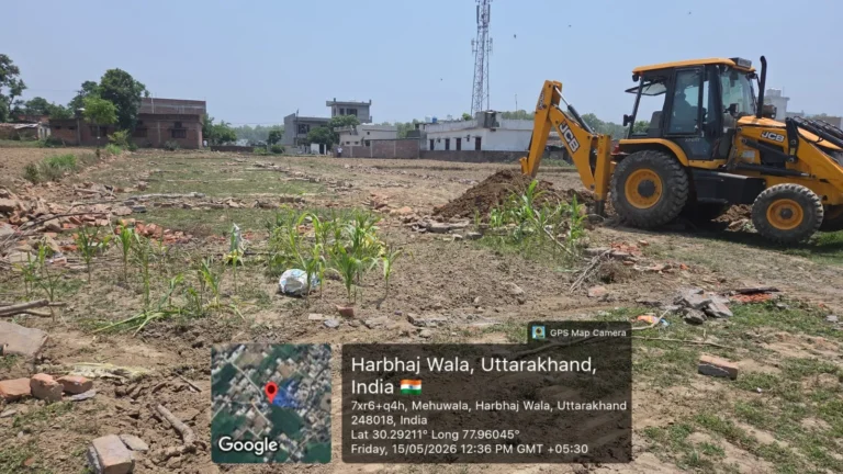 अवैध प्लॉटिंग पर एमडीडीए की सख्त कार्रवाई, तीन बीघा में विकसित की जा रही प्लॉटिंग ध्वस्त