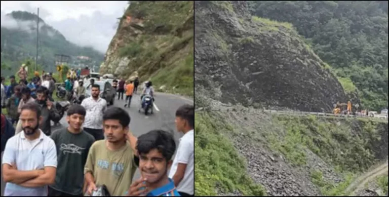 चमोली में बारिश का कहर: दो हाईवे भूस्खलन से बंद, बदरीनाथ-हेमकुंड के यात्री फंसे